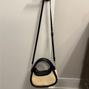 Amazon Black and Tan Crossbody Bag